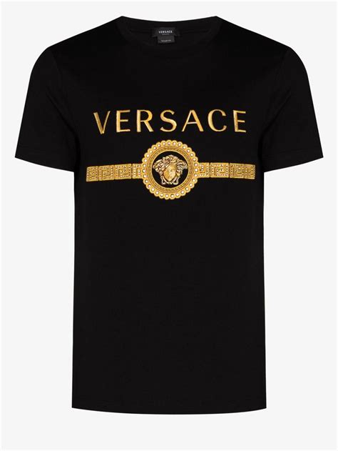 versace logo t shirt ebay|Versace logo black.